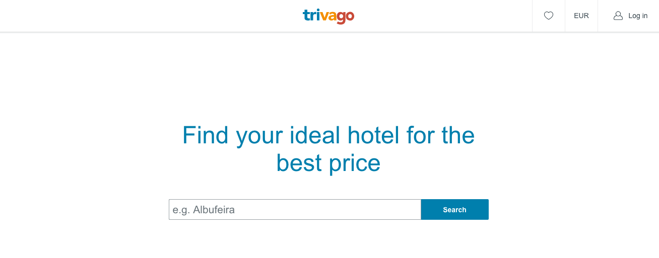 trivago whitespace