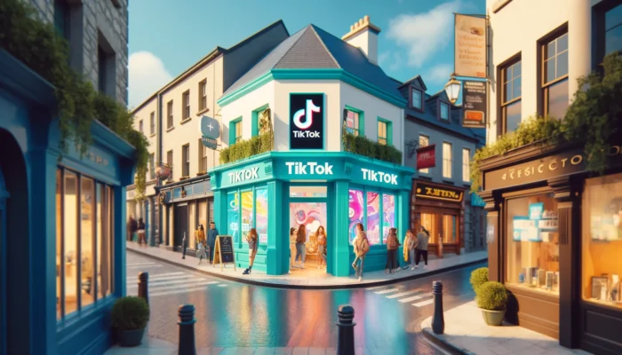 An Imagined physical TikTok Shop in Ireland